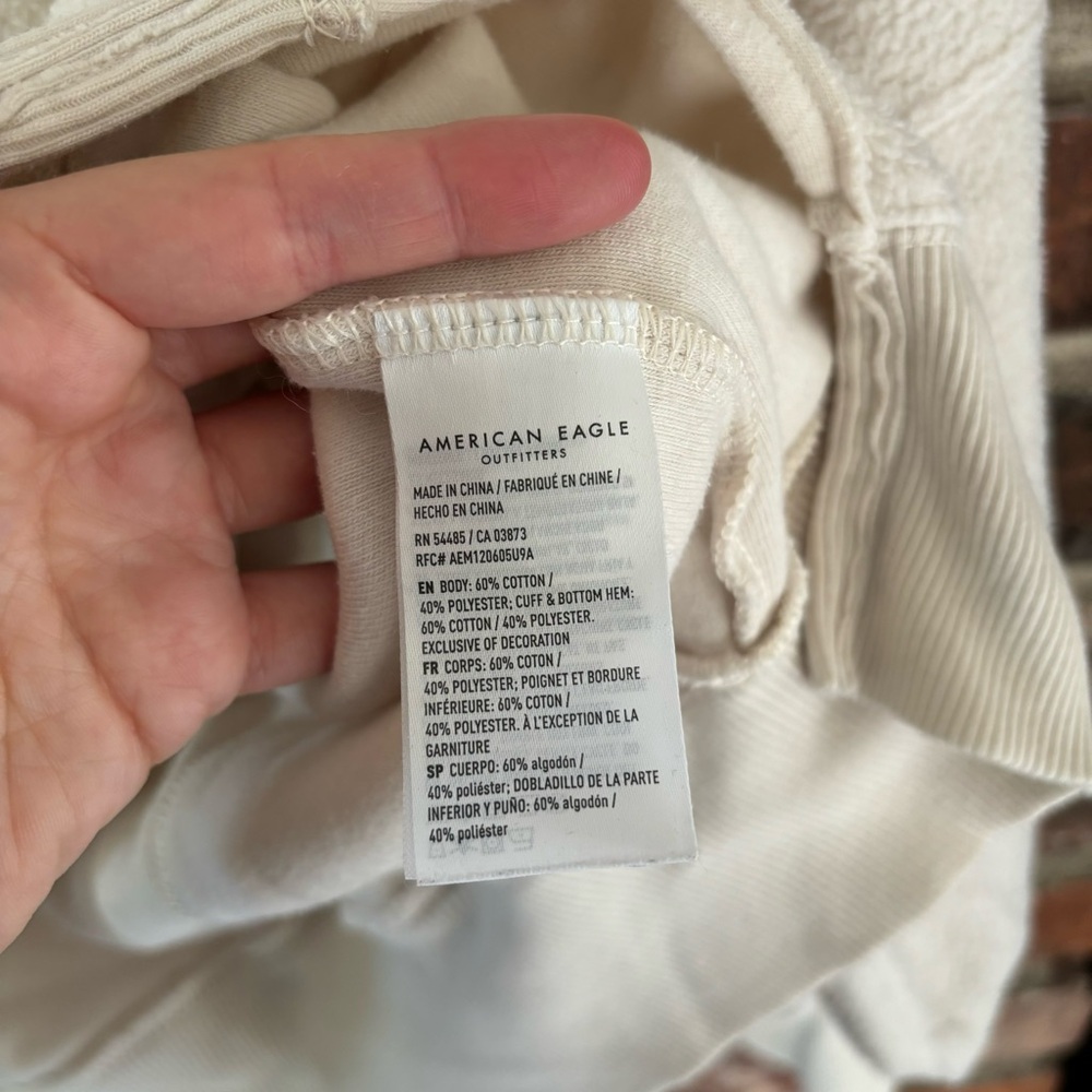 American Eagle Big Hug Reversible Fleece Sweatshirt, XS - Picture 6 of 6